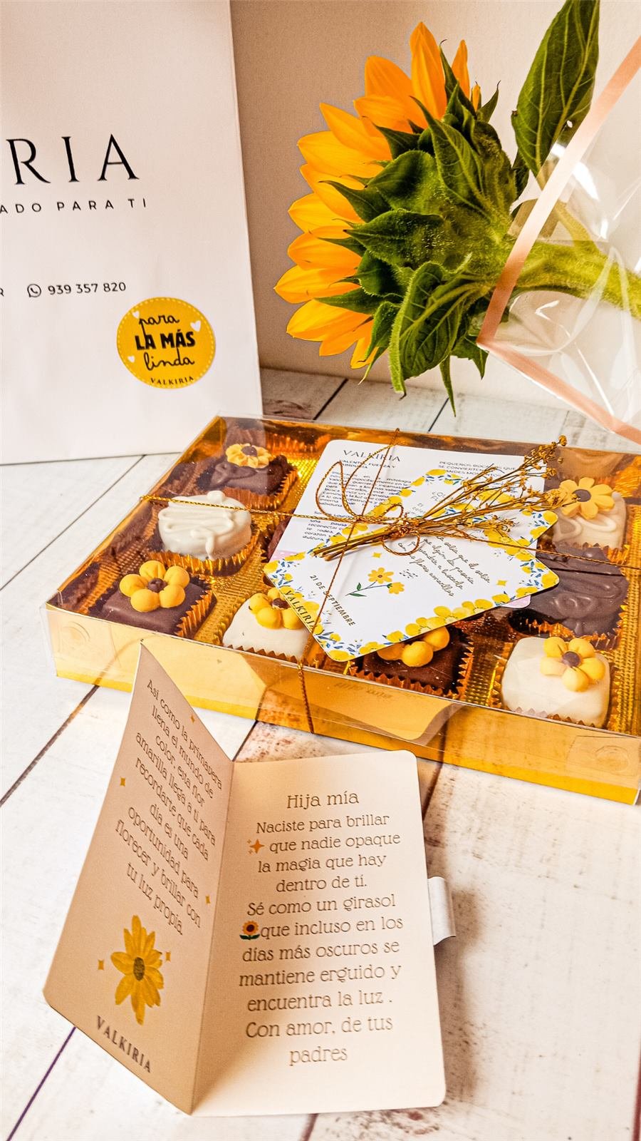 Caja personalizada Valkiria para el Día de la Hija